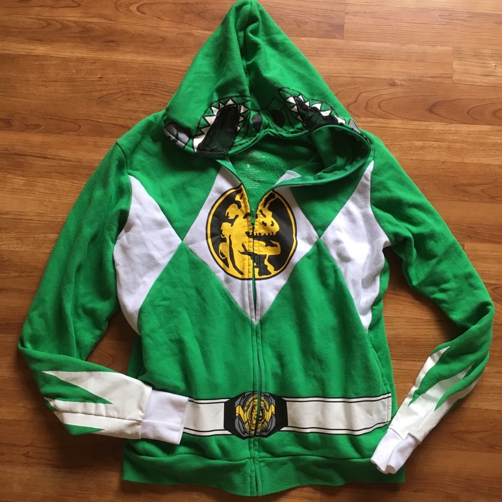 Power Ranger Hoodie Full ZIP costume size S